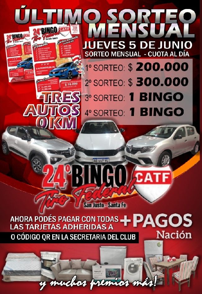 Bingo del Club Atlético Tiro Federal